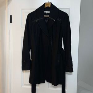 Kenneth Cole coat- Black- size 6